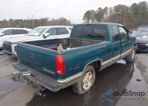 1998 Chevrolet K1500 Fleetside из США, поврежденный, VIN 1GCEK19R1WR162215